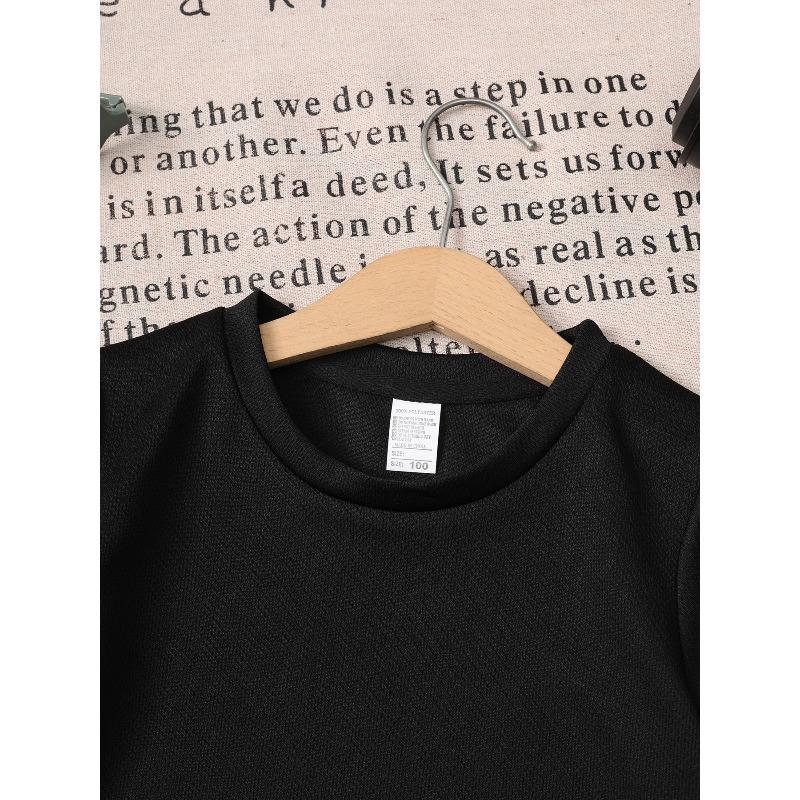 Kinder Rundhals Kurzarm T-Shirt, Süßes Harajuku Streetwear für Frühling Sommer Täglich Urlaub
