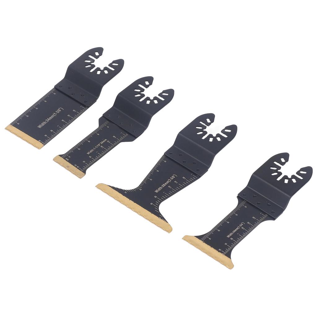 6 ks Oscilačních pilových listů Univerzální Rychloupínací Sada Nástrojového Příslušenství na Dřevo Kov Plast