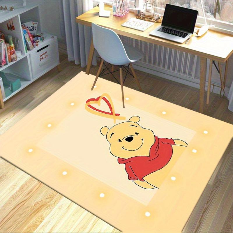1pc, Winnie the Pooh Heart-Shaped Office Chair Mat - Cute Home Decor Rug for Room, Gift Idea for Friends, Outdoor Carpet for PlayroomP188