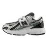 Baby 1906 Soft Breathable Low Top Walking Casual Sneakers Silver Black IV1906CG