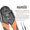 IWISS Socket Contact 4 Indent Crimping Pliers for Automotive DEUTSCH DT Connector Closed Barrel Terminal Crimping Tool Compatible with AWG 18 14, 16,