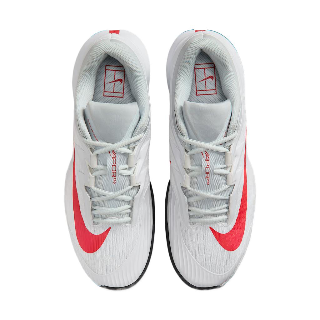 Nike Pánské tenisky Vapor Pro 3 White Pure Platinum Light Crimson FZ2161-109