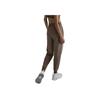 Nike High-Waisted Logo Cuffed Knit Joggers Women Bottoms Brown FB5435-233