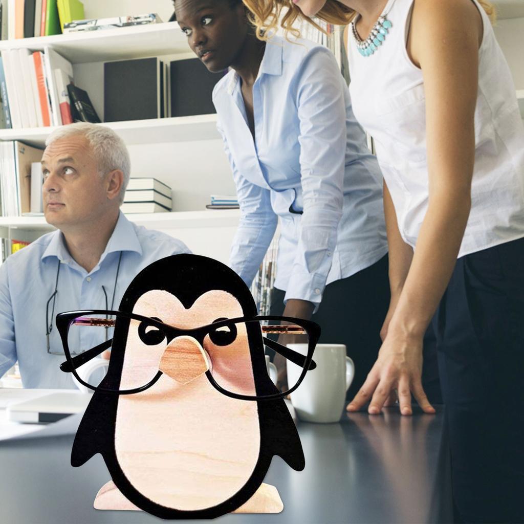 Home  Desk Decoration Head Wooden Animal Spectacle Frame