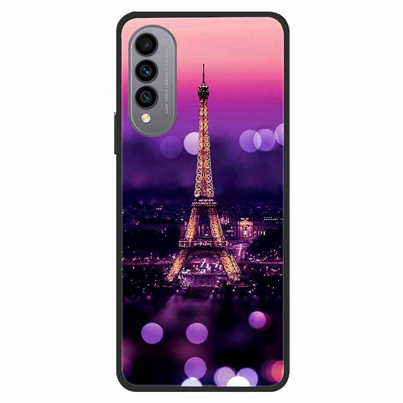 For WIKO T50 Case T 50 Soft silicone TPU Back Cover For Wiko T50 W-P861-01 W-P861-02 Phone Case WikoT50 Black Protective Painted