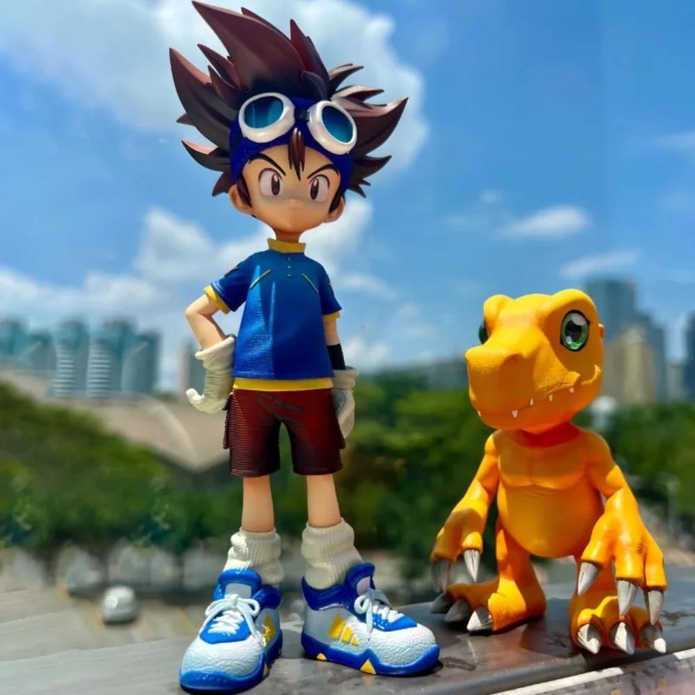 Bai Fen Bai Toys Toys Model Digital Monster Anime Figure Yagami Taichi Agumon Digimon Adventure Action Figures Collection Gifts