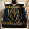 Couverture Flanelle motif Vegas Golden Knights, Haute qualité Confortable pour Toutes les Saisons, Décoration Intérieure, Chaleur et Confort, Parfait pour les Cadeaux.