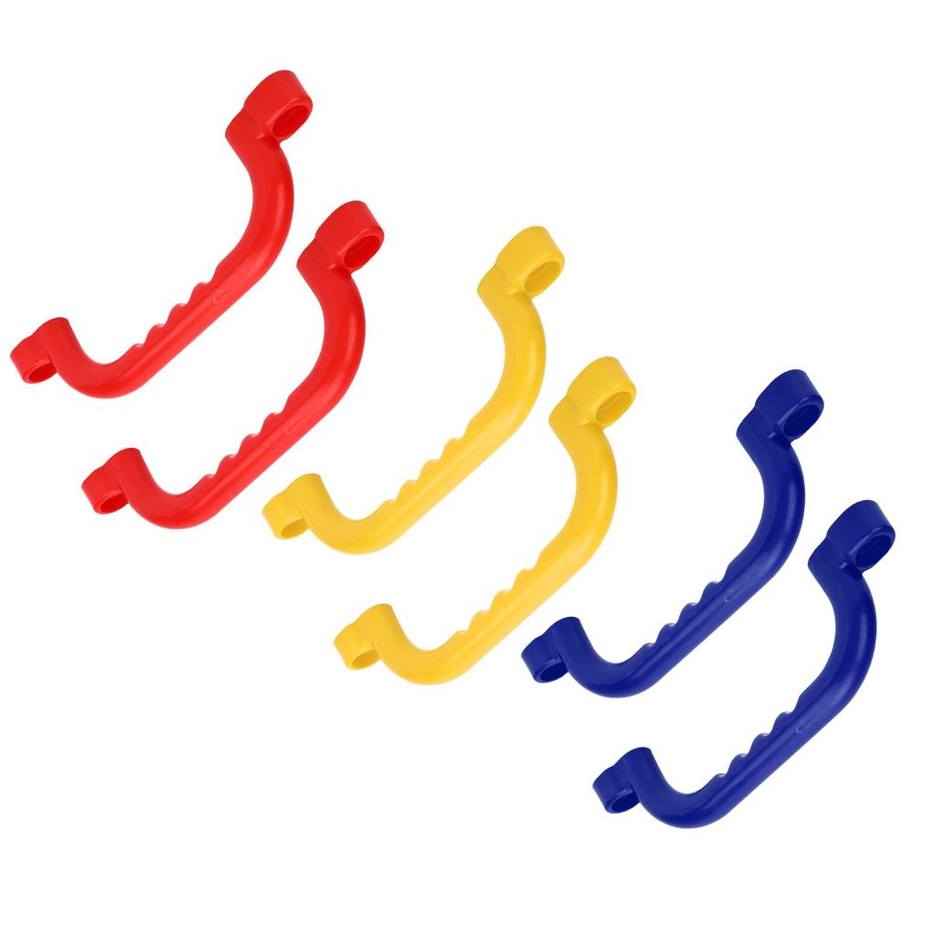 2PCS Kids Toy Handles Reusable Plastic Playground Safe Grab Handle for Outdoor Climbing Amusement Eq