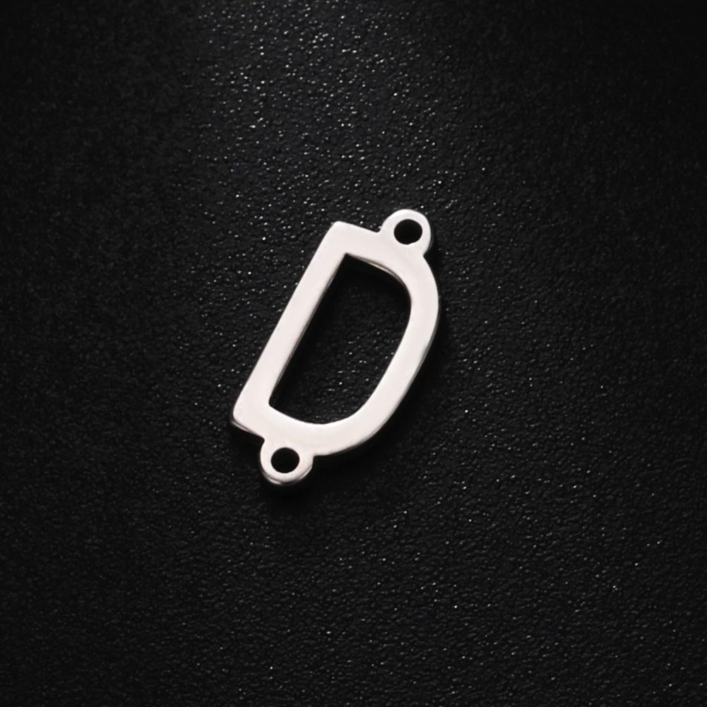 Cazador 5 Pcs/Lot Stainless Steel Gold Color Capital Letter DIY Charms for Jewelry 26 A-Z Alphabet Pendant for Necklace Bracelet