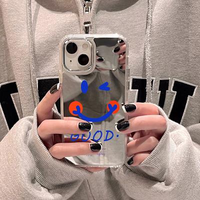 Mobile Phone Cases for iPhone 11 13 XR 15 Pro Max 12 14 Pro Max Case iPhone 16 XS Max Mirror Protective Case Mirror Exquisite Cartoon Waterproof