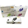 100PCS plastic disposable nitrile gloves mixed nitrile gloves thickened food grade composite nitrile protective gloves