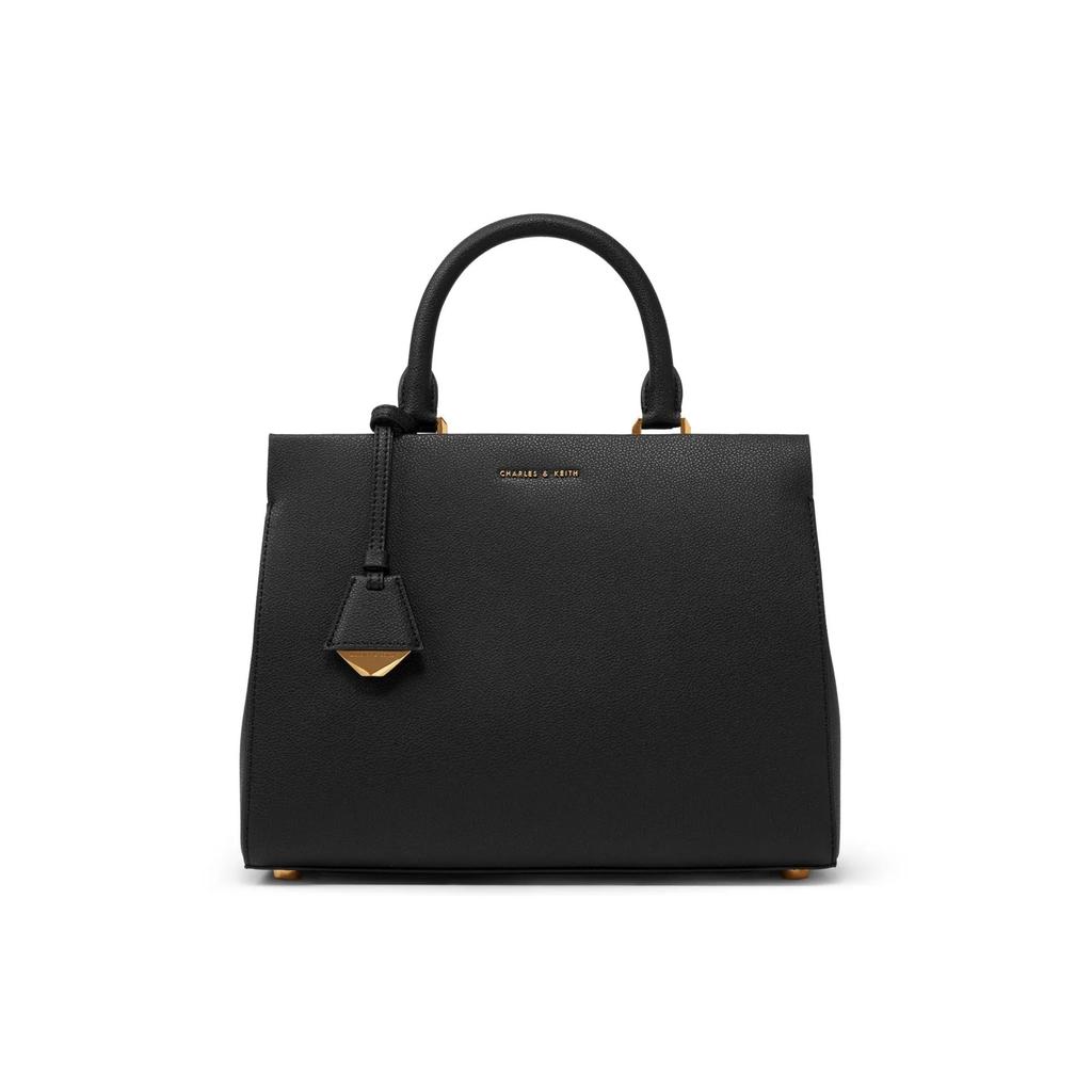 CHARLES&KEITH Pu Charles Keith Bag Handbag Large Women's Sand / Brick / Black (Unisex) Handbags CK2 50160095 2