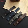 Vintage Crazy Horse Genuine Leather Strap Soft Stitching Cowhide Watch Band Men's Business Wristband 18/20/22/24mm for Panerai