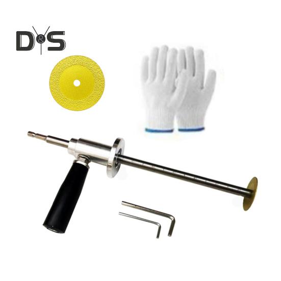 Water Pipe Cutter Sturdy Construction Adjustable Cutting Depth Ergonomic Handle High Hardness Compact Design PVC Pipe Cutter Kit with Replacement Saw
