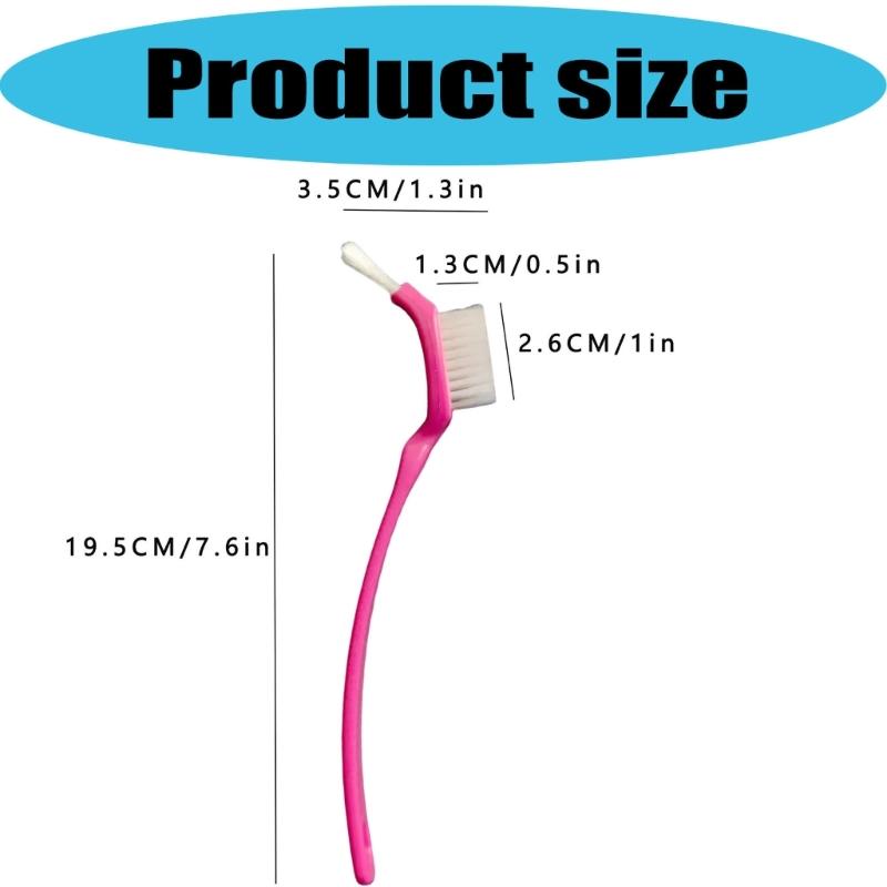 Compacts Cleaning Tool Short Handle Scrubbing Brush for TM5/6 Cutter Head Brush Washing Tool Scrubbing Narrow Gaps