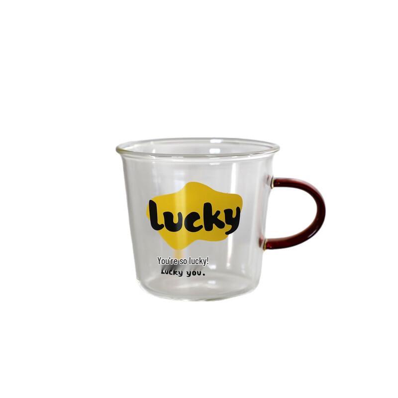 OLOEY Kids Heat-Resistant Double-Wall Glass Cup