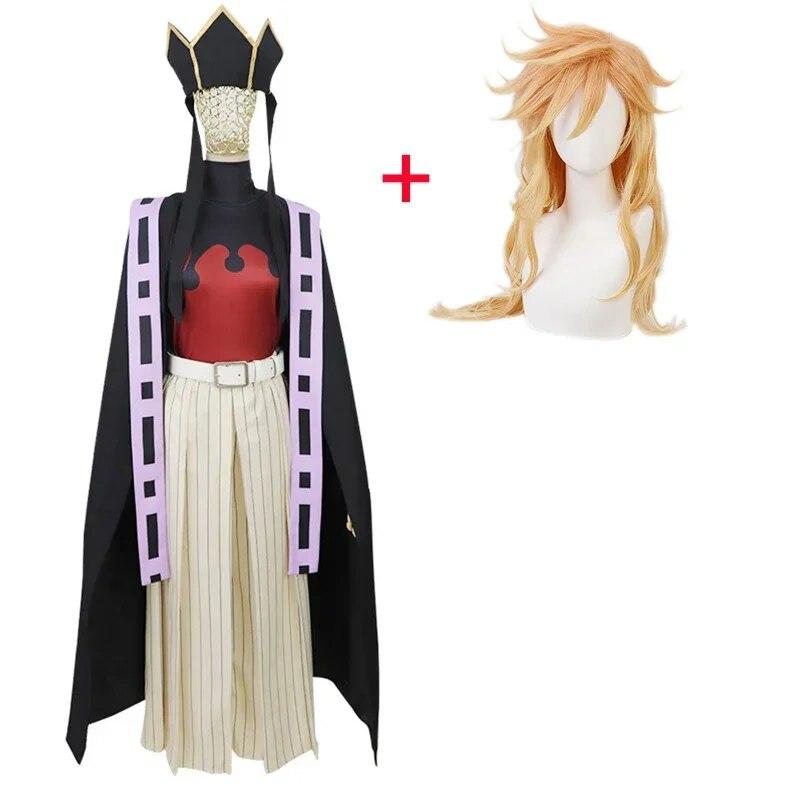 Kimetsu No Yaiba Demon Slayer Juuni Kitsuki Douma Costum Cosplay Halloween Carnaval Props Lotus Amprint Ventilator pliabil pentru adulți