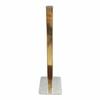 Nordic Light Luxury Vase Unique Metal Tube Vase Geometric Vase  Table Centerpiece