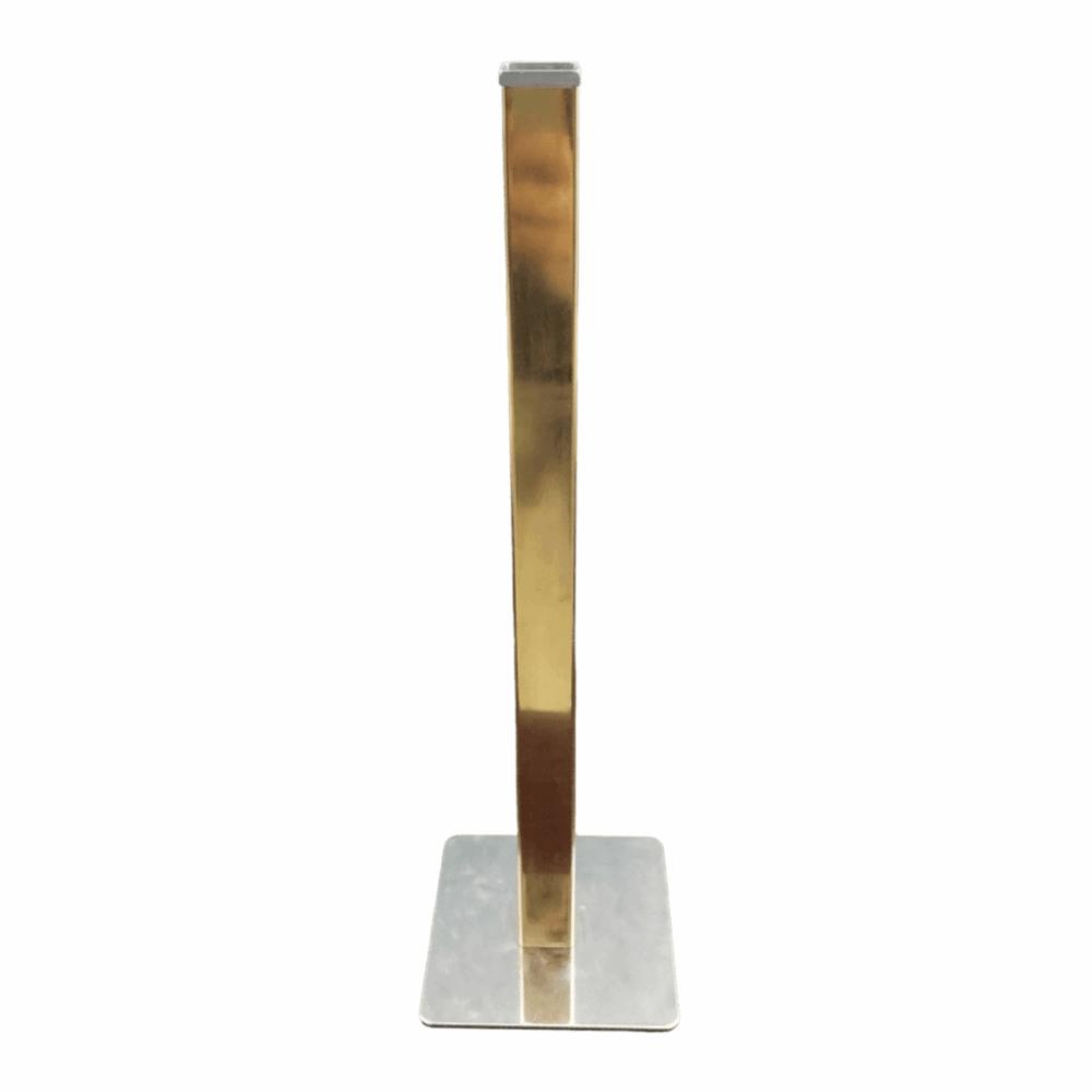 Unique Geometric Vase Nordic Metal Tube Vase Light Luxury Vase  Decorative Ornament