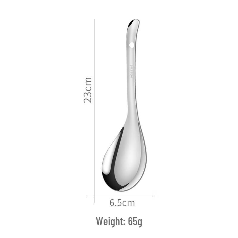 Cmaos 304 Stainless Steel Soup Ladle & Rice Scoop Set
