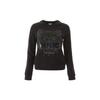 (WMNS) Cotton Tiger Head Printing Long Sleeves Pullover Hoodie Black Women's F762SW7054XD-99