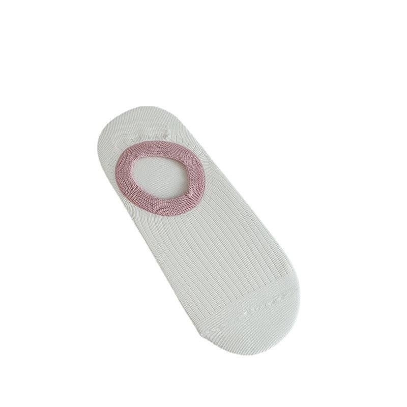 Ice Cream Boat Socks ~ Sweet And Cute Heel Socks Simple Candy Color Breathable Sweat-Absorbing Invisible Socks