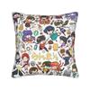 Manga Ranma 1⁄2 Square Pillow Case Adventure Martial Comedy Cushion Covers Polyester Decorative Pillowcase for Home 45x45cm