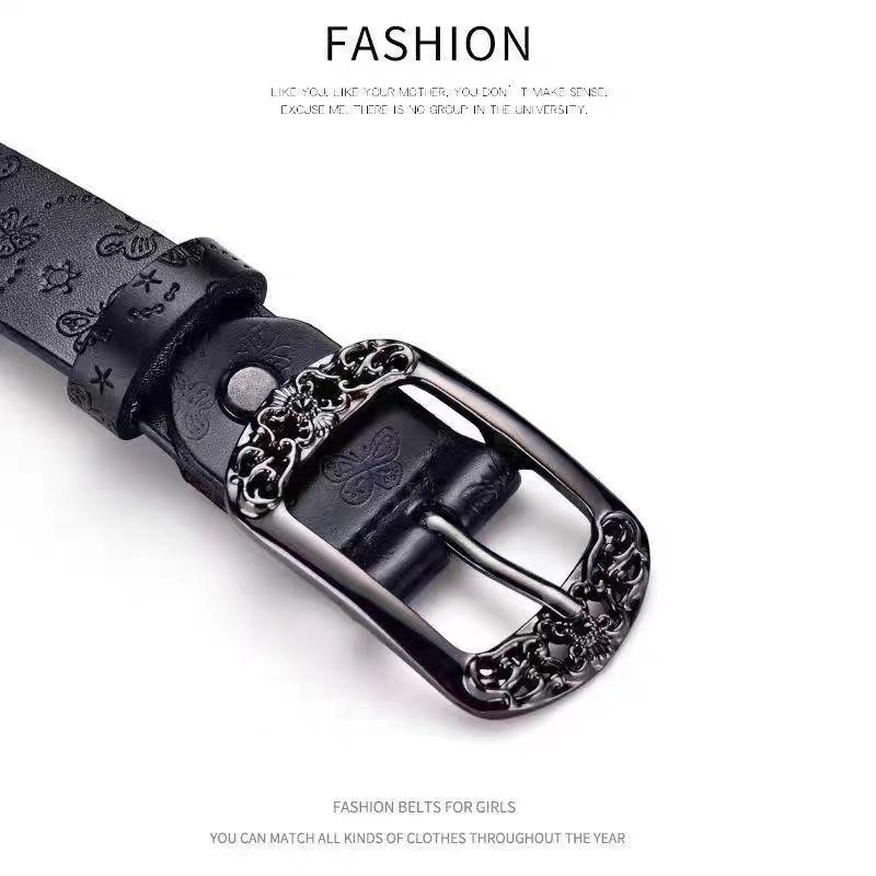 Women's Antique Style Versatile Decorative Wide Waist Belt for Jeans - Trendy High-End Accessory