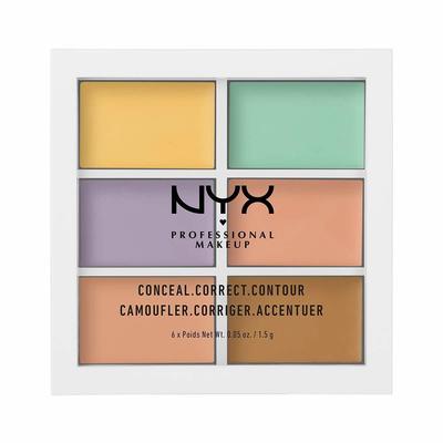 NYX Professional Makeup Farbkorrektur-Concealer-Palette, 04 COLOR CORRECTING