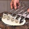 Coltello Divisore per Impasto Taglierina a 3/5/7 Ruote Lama Flessibile in Acciaio Inossidabile Rotella per Pizza Pasticceria Pelapatate Strumento per Teglia da Forno in Acciaio Inossidabile