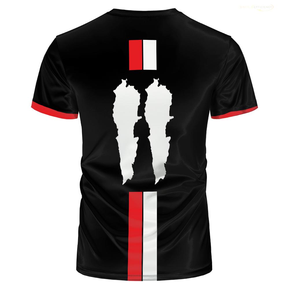 Libanon Fußballtrikots T-Shirts für Erwachsene Digitaldruck Sport Fußballuniformen Libanesische Flagge Kleidung
