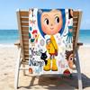 Custom Name Beach Towel Mystery Coraline's World Beach Towel, Soft Microfiber, Gift for Her/Him, Birthday, for Pool, Beach, Travel, Fan gifts