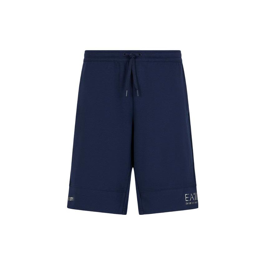 Emporio Armani EA7 Series Drawstring Waist Logo Bermuda Shorts Men shorts Navy-Blue 3RPS68-PJMBZ-1554 XL