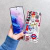 Custodia per telefono con illustrazione di città romantica retrò per Samsung Galaxy S22 Ultra S21 Plus S20 Fe S10 Note 20 A32 A52 A72 5g Cover in TPU