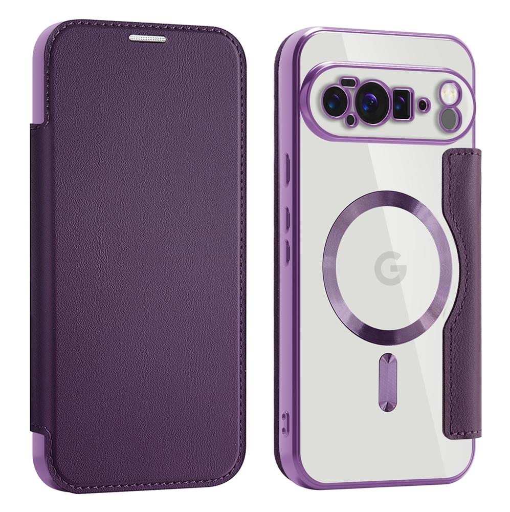 Wireless Charging Flip Case for Google Pixel 9A 8A 7A 9Pro XL 10Pro 9 10 Magnetic Wallet Case Cards Slot Leather Case Anti Fall