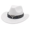 Men Women Cowboy Hat Comfortable Vintage Western Cowboy Hat Felt Fedora Hat Soft For Casual Wear Western Theme Event Outdoor