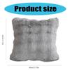 3D Soft Plushes Throw Pillowcase Rabbits Furs Cushions Cover for Sofa Bedroom Home X3UC
