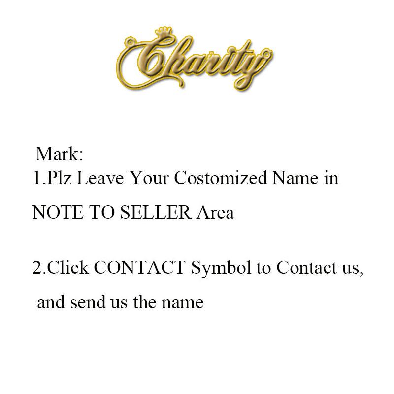 Stainless Steel Necklace Personalized Letter Gold Choker Necklace Pendant Nameplate Gift
