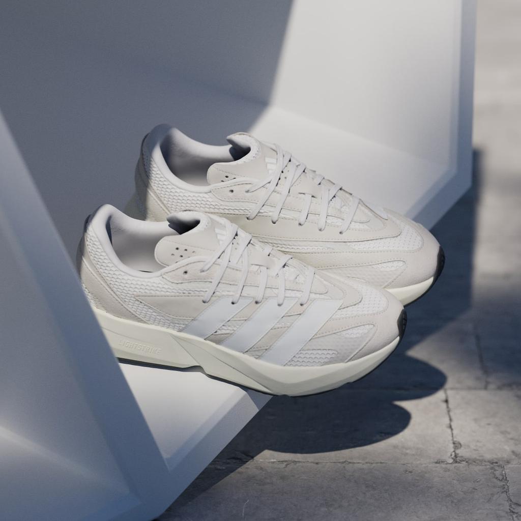 adidas Lightblaze JH6942 Unisex Sportswear Sneakers Crystal White / Cloud White / Grey One
