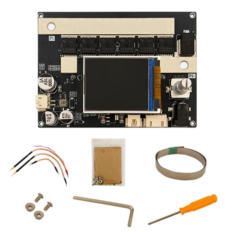 

DIY Handheld Spots Welding Machine For 18650 Battery Nickel Strips Featuring Color Screen Versatile Expansion Ports 1