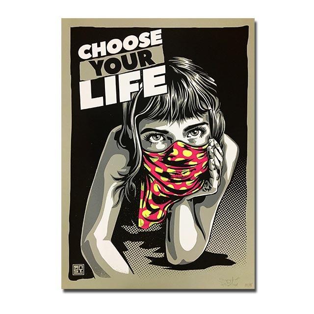 Street Graffiti Poster and Print Famous Artists RNST Works Canvas Painting Masked Cool Girl Boy Wall Art Picture Room Home Decor