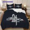 Precision Bedding (1 * duvet cover + 2 * pillowcase, without core) 2D Flat Soft and comfortable Duvet cover and pillowcase Bedding set
