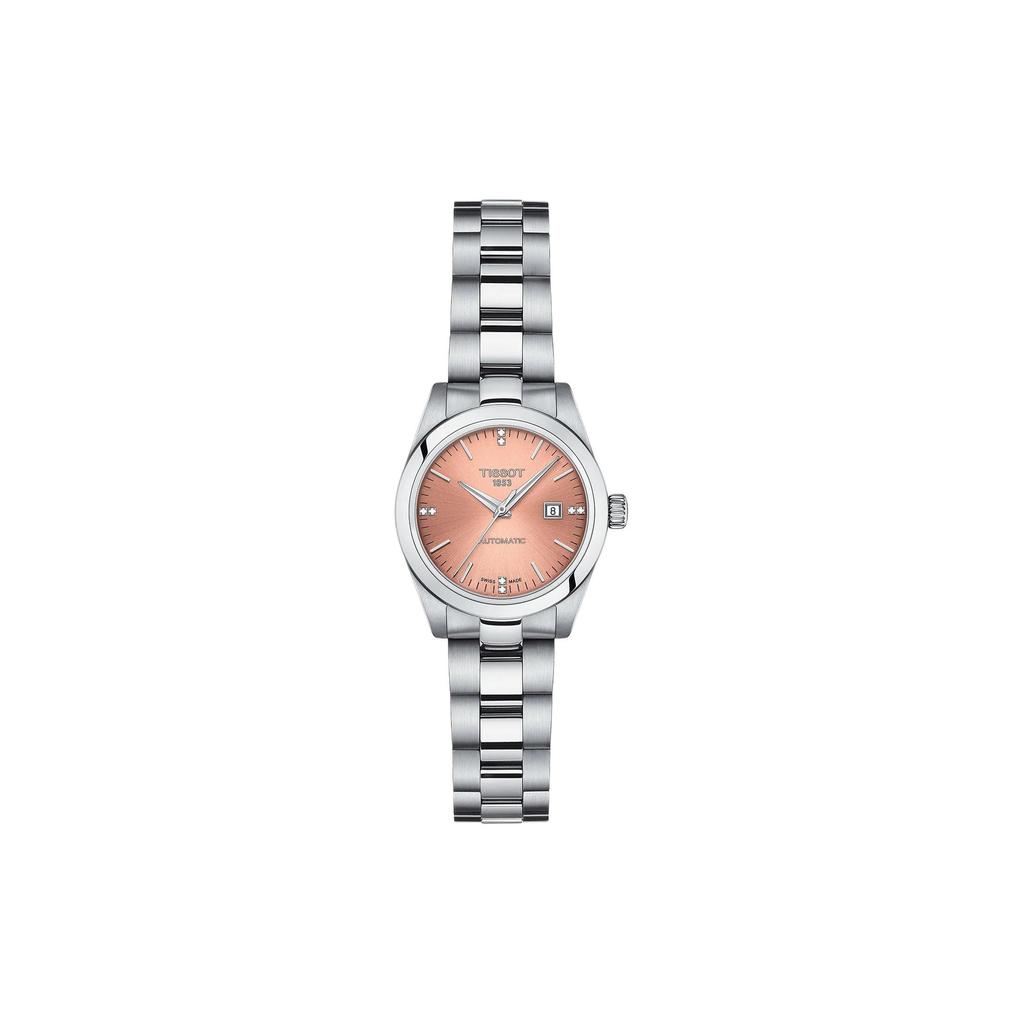 Tissot Automatic Mechanical Movement 100m Water Resistance Women's Watch Watch 29.3mm Pink Watch Dial T132.007.11.336.00