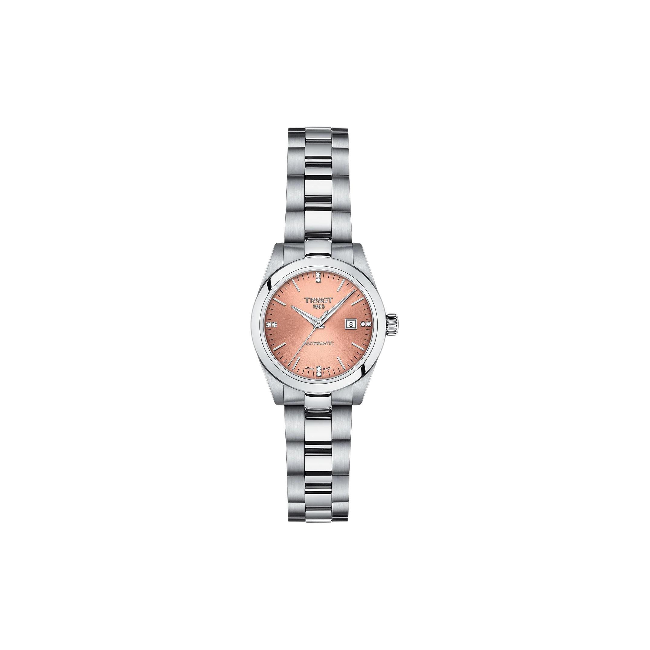 TISSOT Automatic Mechanical Movement 100m Water Resistance Women s Watch Watch 29.3mm Pink Watch Dial T132.007.11.336.00 Pink Watch Dial