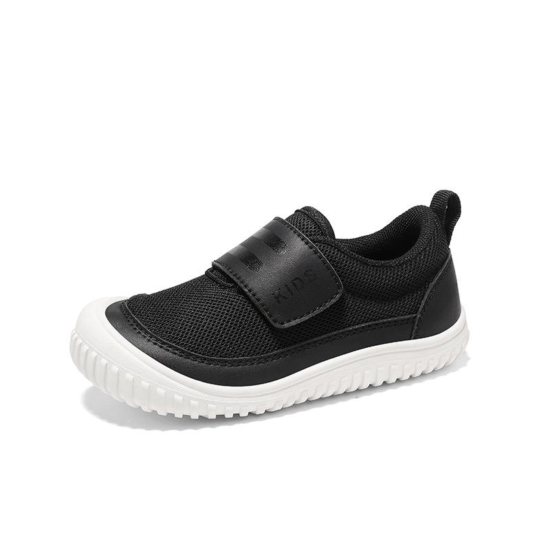 2025 Children's Casual Shoes Baby Sports Shoes Spring and Autumn New Breathable Toddler Shoes Solid Color Simple and Versatile
