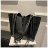 Solid Color Mother and Child Bag 2025 New Women's Bag Simple Portable Tote Bag Large Capacity Spring Fashion Shoulder Bag