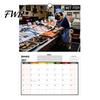 Dog Themed Planner 2027 Pugs Working Wall Calendar, Funny Hanging Humorous Pet Poster 12 Monthly with Unique Illustrations for Home Office Decor Year