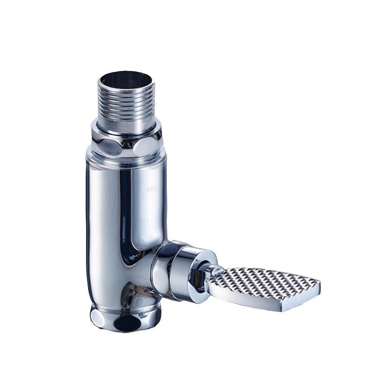 All-Copper Foot Pedal Squat Toilet Flush Valve