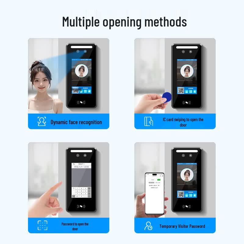 4.3-inch Face Recognition Access Control & Attendance System CN plug (adapter included)