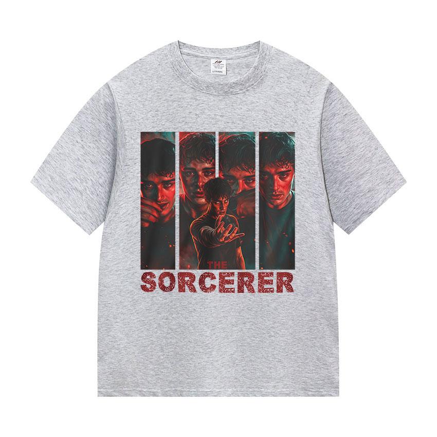 Tv Series Will Byers The Sorcerer Graphic T Shirts Unisexs Vintage Fashion Short Sleeve Tshirt Unisex 100 Cotton Tshirt Streetwear